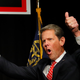 Republican gubernatorial candidate Brian Kemp attends the Election Night event at the Classic Center on November 6, 2018 in Athens, Georgia.